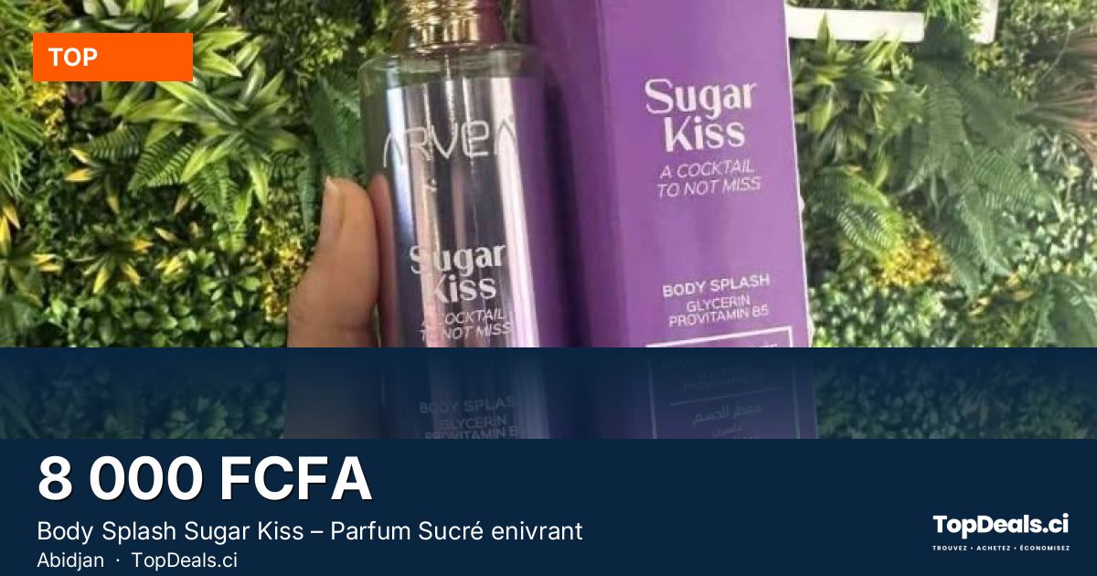 Aperçu du partage – Body Splash Sugar Kiss – Parfum Sucré enivrant