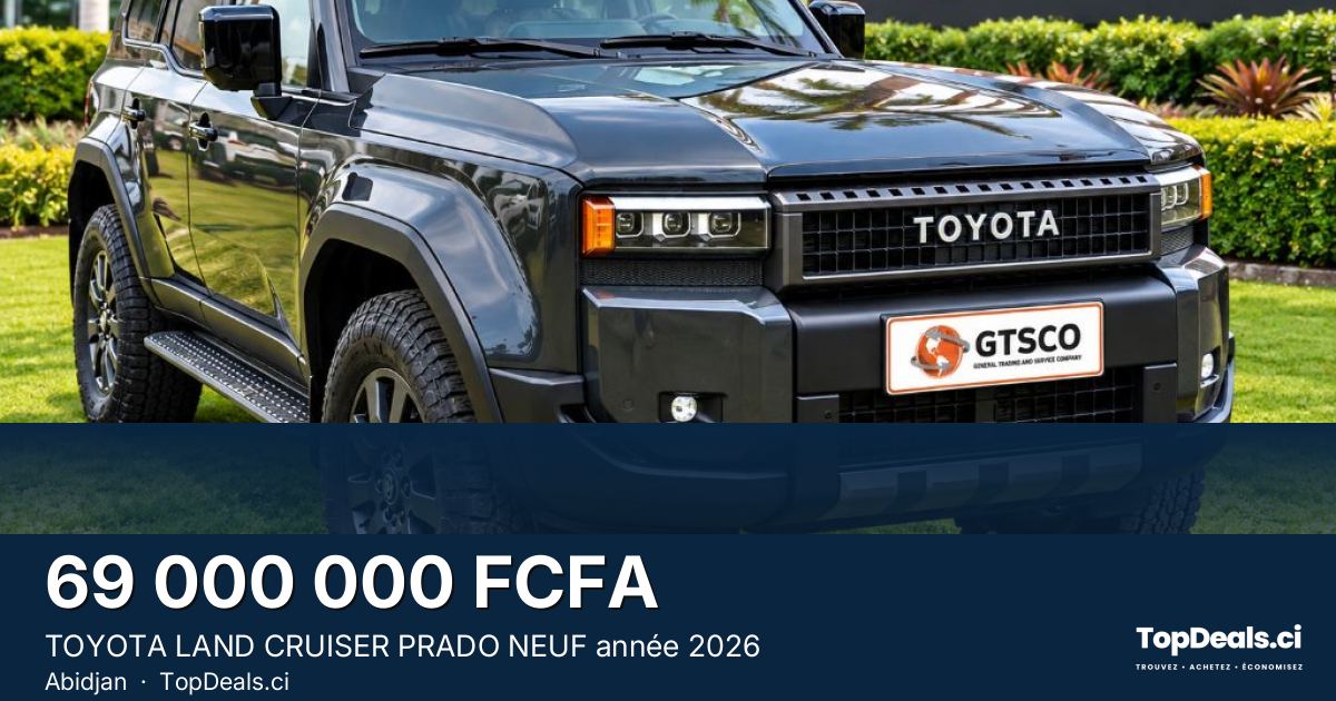 Aperçu du partage – TOYOTA LAND CRUISER PRADO NEUF année 2026