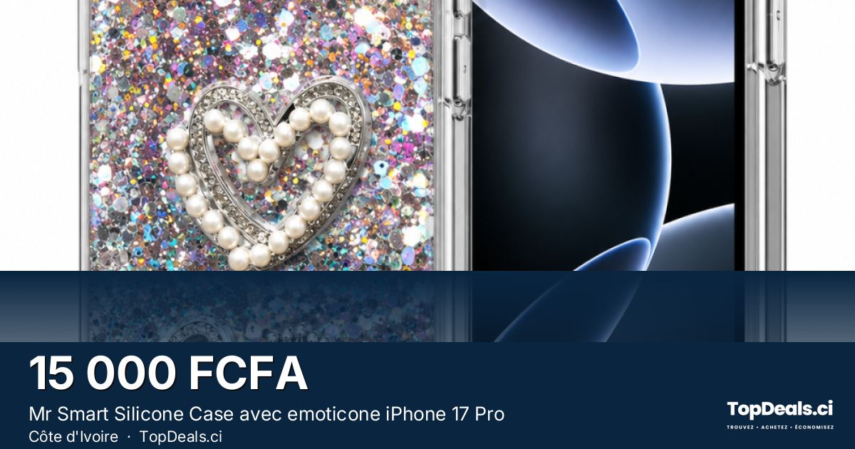 Aperçu du partage – Mr Smart Silicone Case avec emoticone iPhone 17 Pro