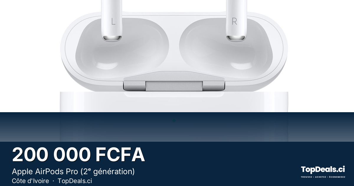 Aperçu du partage – Apple AirPods Pro (2ᵉ génération)