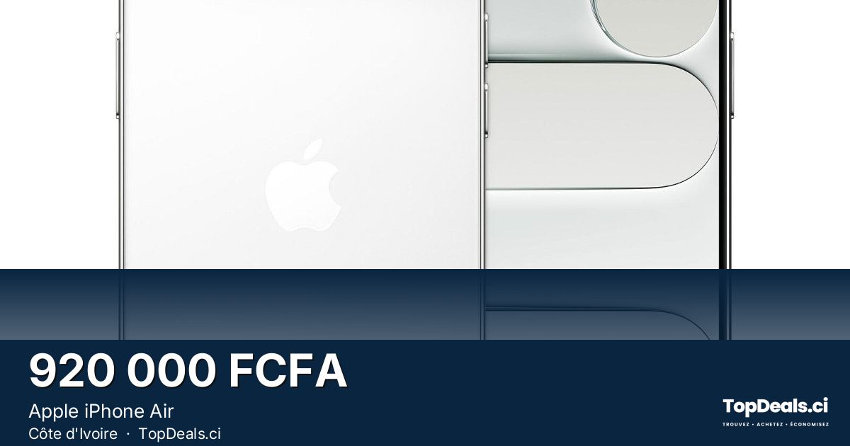 Aperçu du partage – Apple iPhone Air