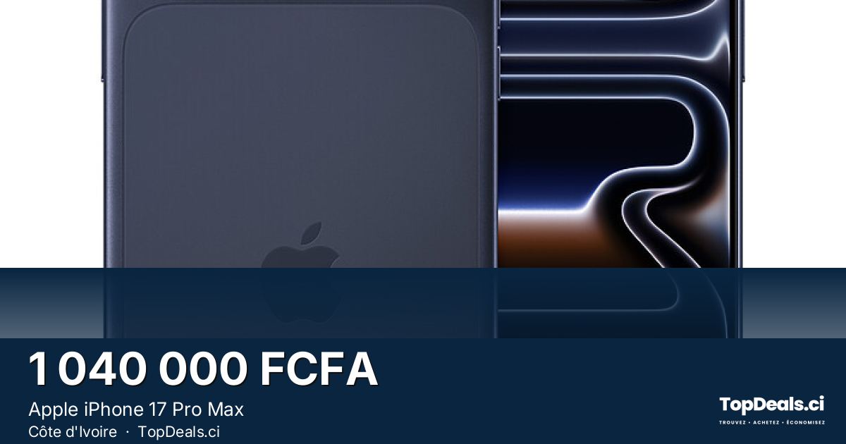 Aperçu du partage – Apple iPhone 17 Pro Max