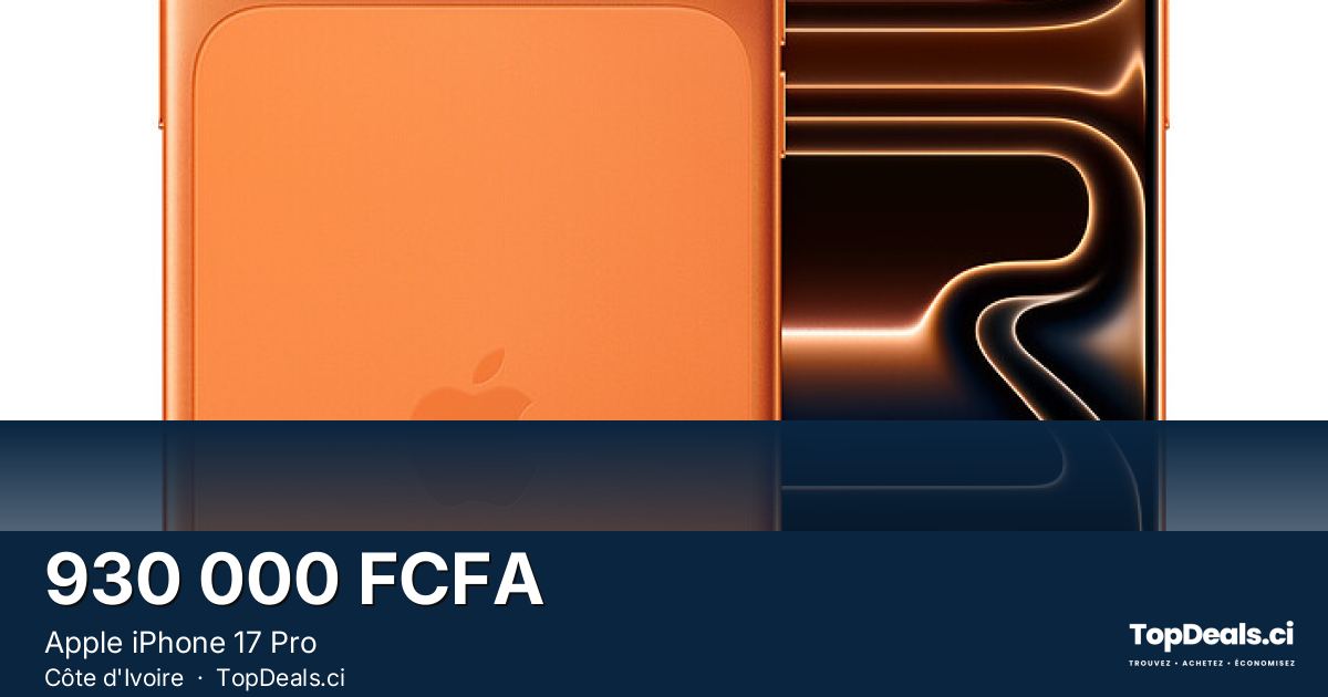 Aperçu du partage – Apple iPhone 17 Pro