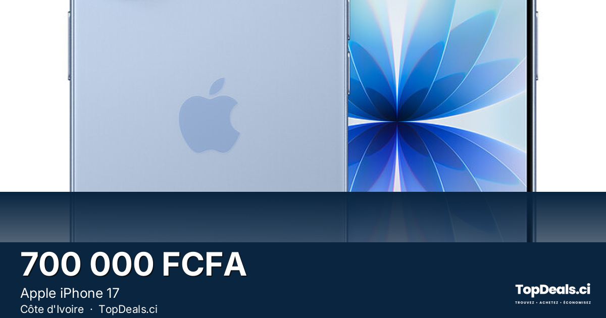 Aperçu du partage – Apple iPhone 17