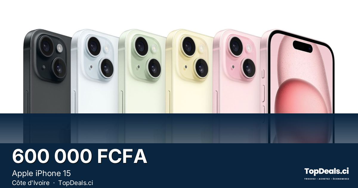 Aperçu du partage – Apple iPhone 15