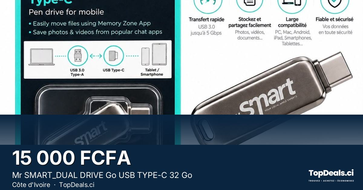 Aperçu du partage – Mr SMART_DUAL DRIVE Go USB TYPE-C 32 Go