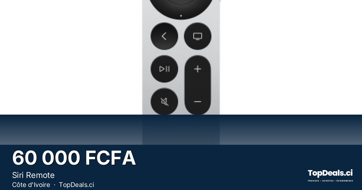 Aperçu du partage – Siri Remote