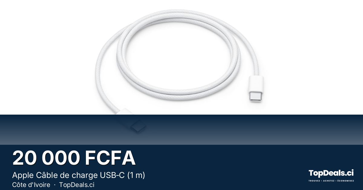Aperçu du partage – Apple Câble de charge USB‑C (1 m)