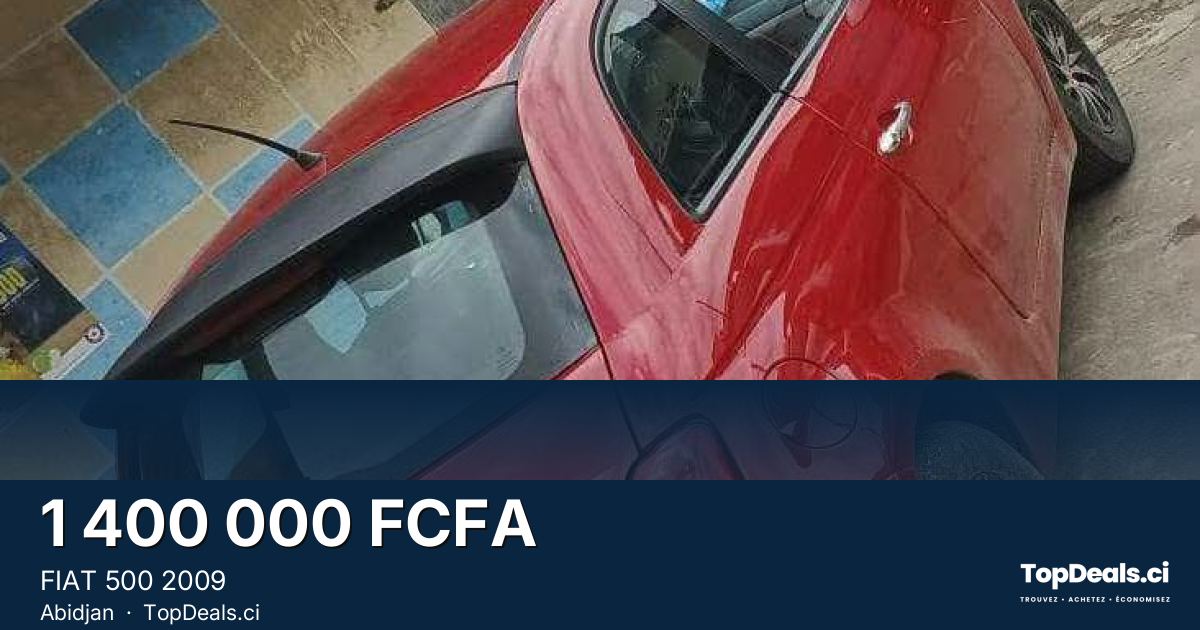 Aperçu du partage – FIAT 500 2009
