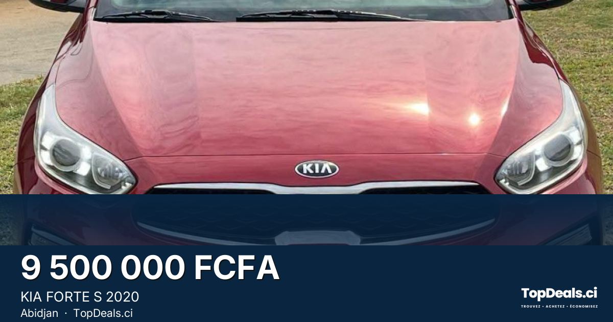 Aperçu du partage – KIA FORTE S 2020