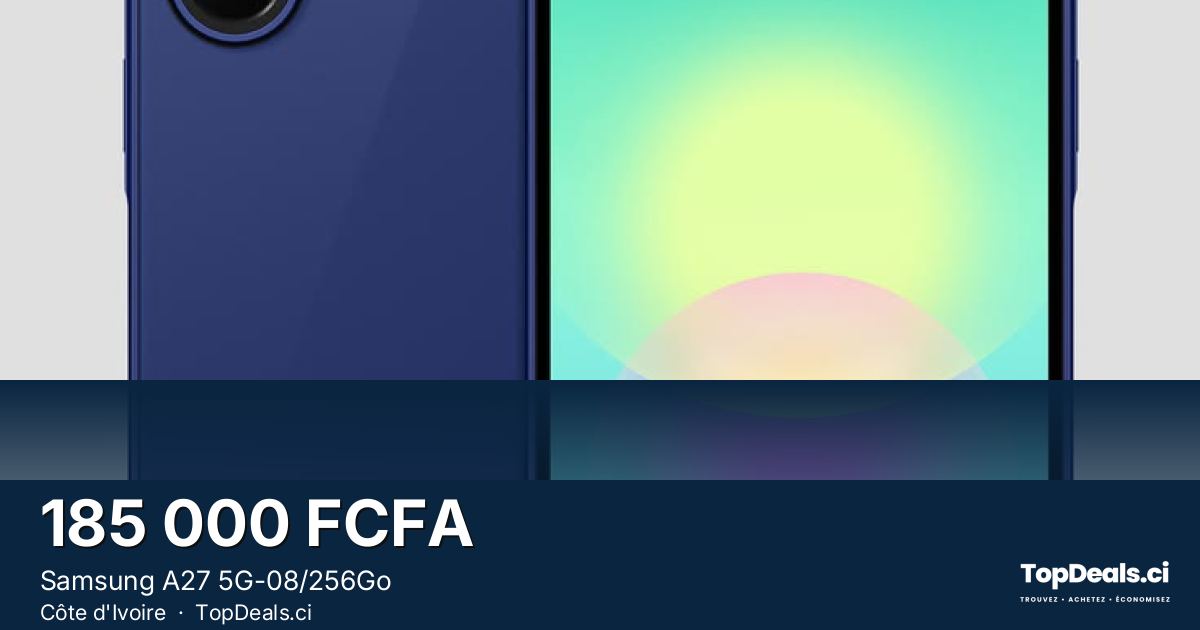 Aperçu du partage – Samsung A27 5G-08/256Go