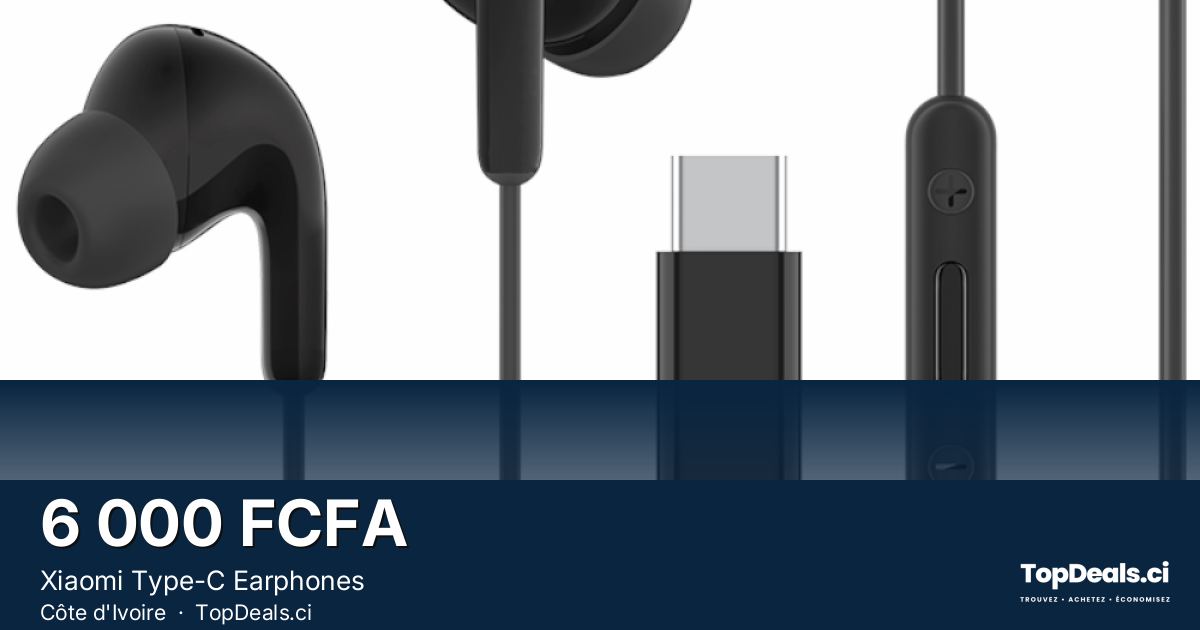 Aperçu du partage – Xiaomi Type-C Earphones