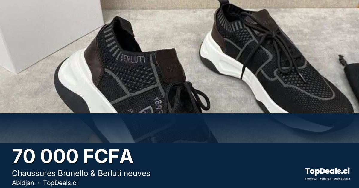 Aperçu du partage – Chaussures Brunello & Berluti neuves