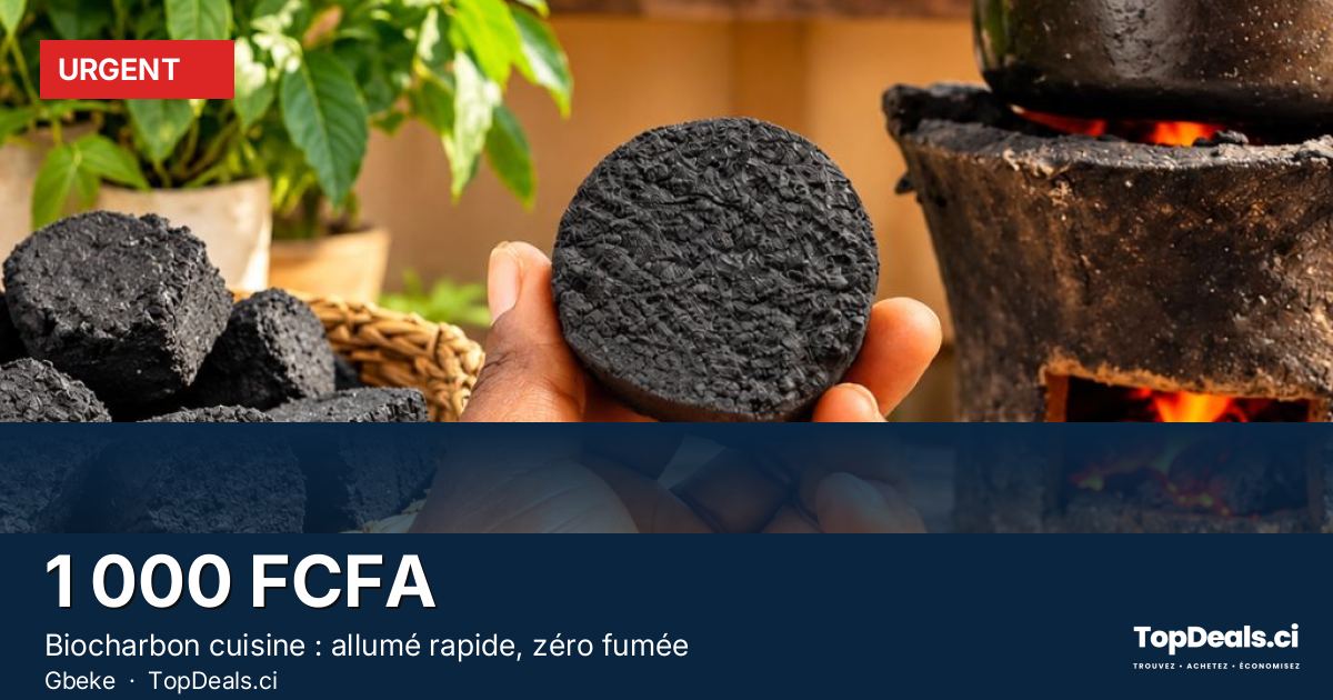 Aperçu du partage – Biocharbon cuisine : allumé rapide, zéro fumée