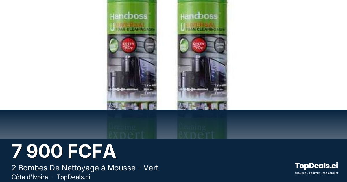 Aperçu du partage – 2 Bombes De Nettoyage à Mousse - Vert