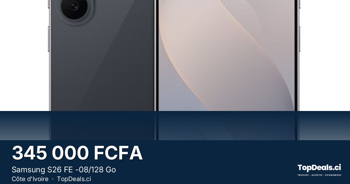 Aperçu du partage – Samsung S26 FE -08/128 Go