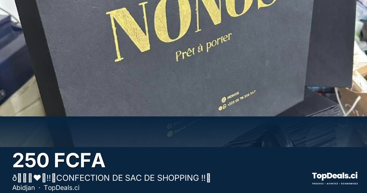 Aperçu du partage – 😍❤️‼️CONFECTION DE SAC DE SHOPPING ‼️