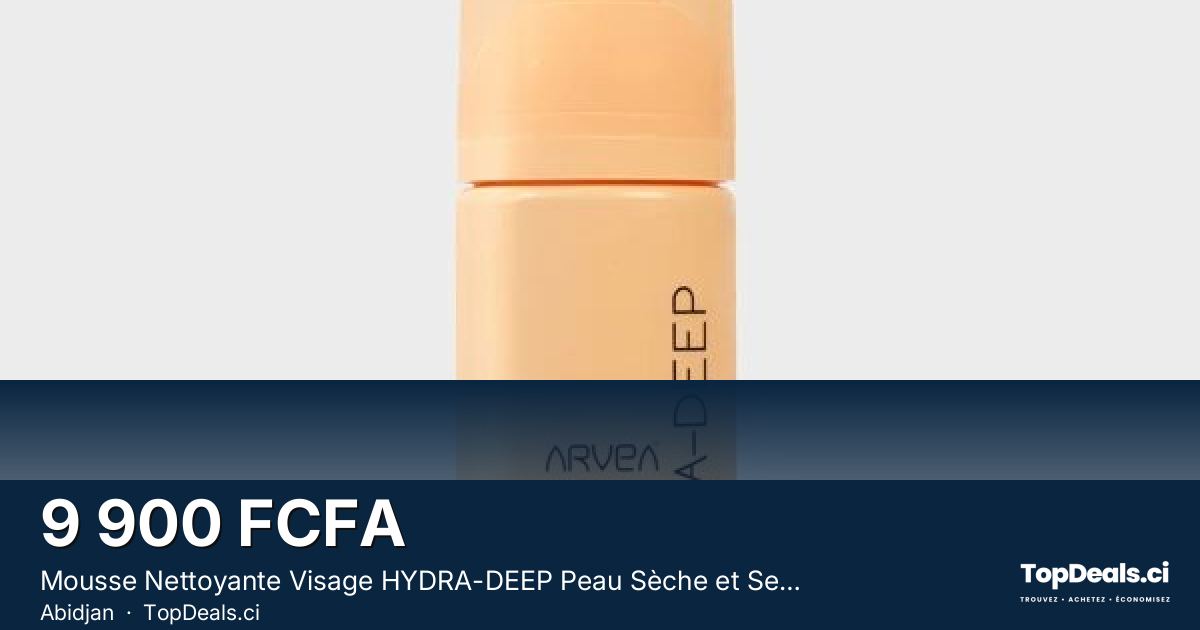 Aperçu du partage – Mousse Nettoyante Visage HYDRA-DEEP Peau Sèche et Sensible– ARVEA