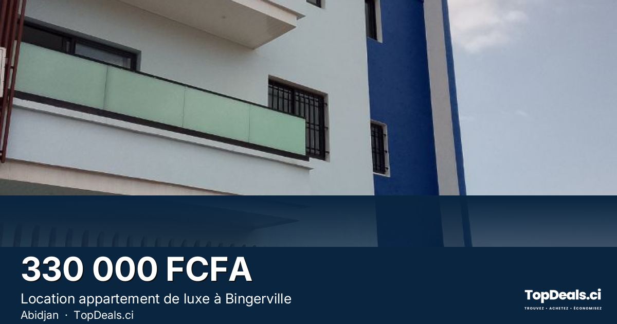 Aperçu du partage – Location appartement de luxe à Bingerville 