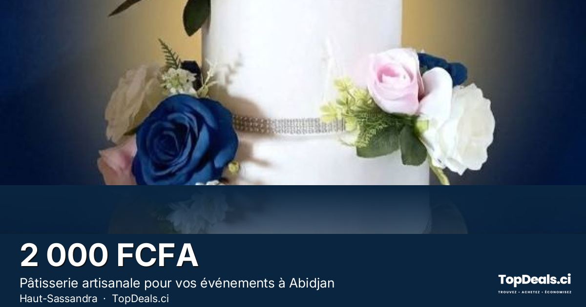 Aperçu du partage – Pâtisserie artisanale pour vos événements à Abidjan