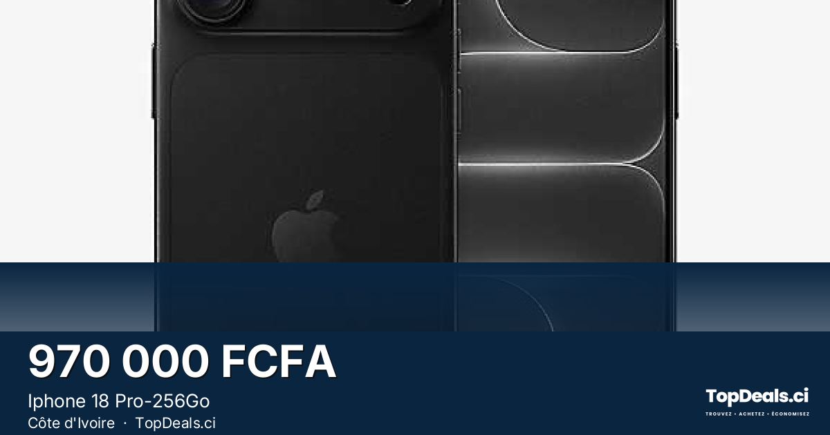 Aperçu du partage – Iphone 18 Pro-256Go