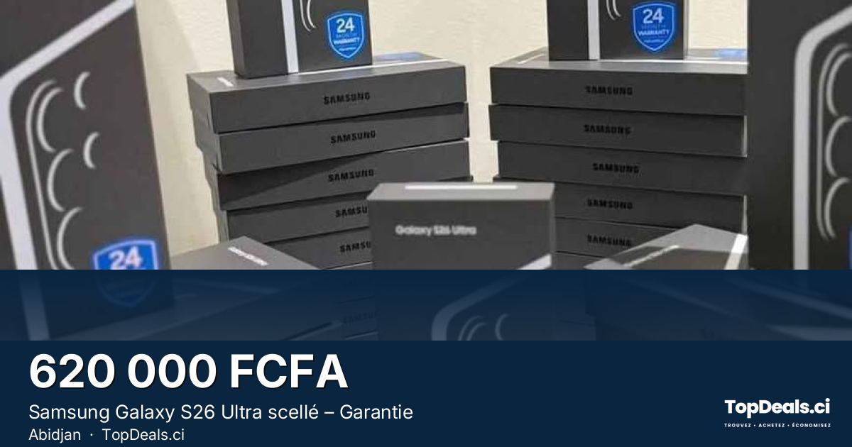 Aperçu du partage – Samsung Galaxy S26 Ultra scellé – Garantie