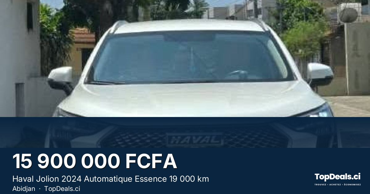 Aperçu du partage – Haval Jolion 2024 Automatique Essence 19 000 km