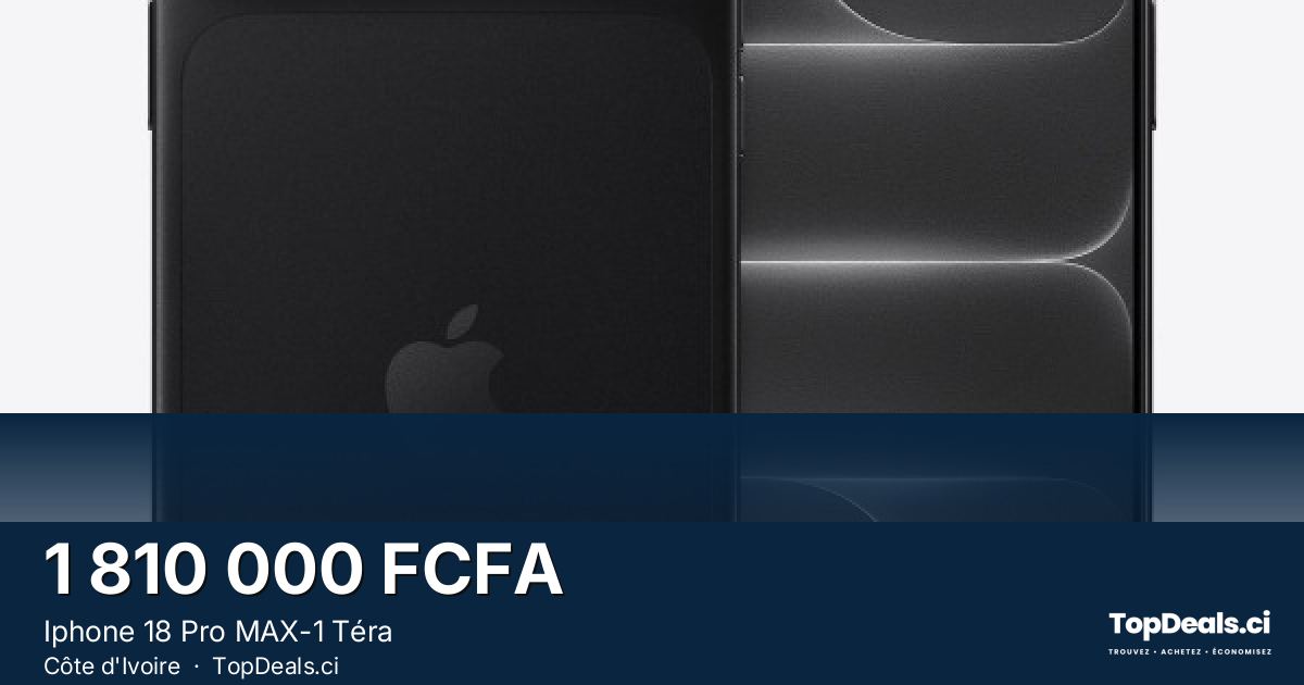 Aperçu du partage – Iphone 18 Pro MAX-1 Téra