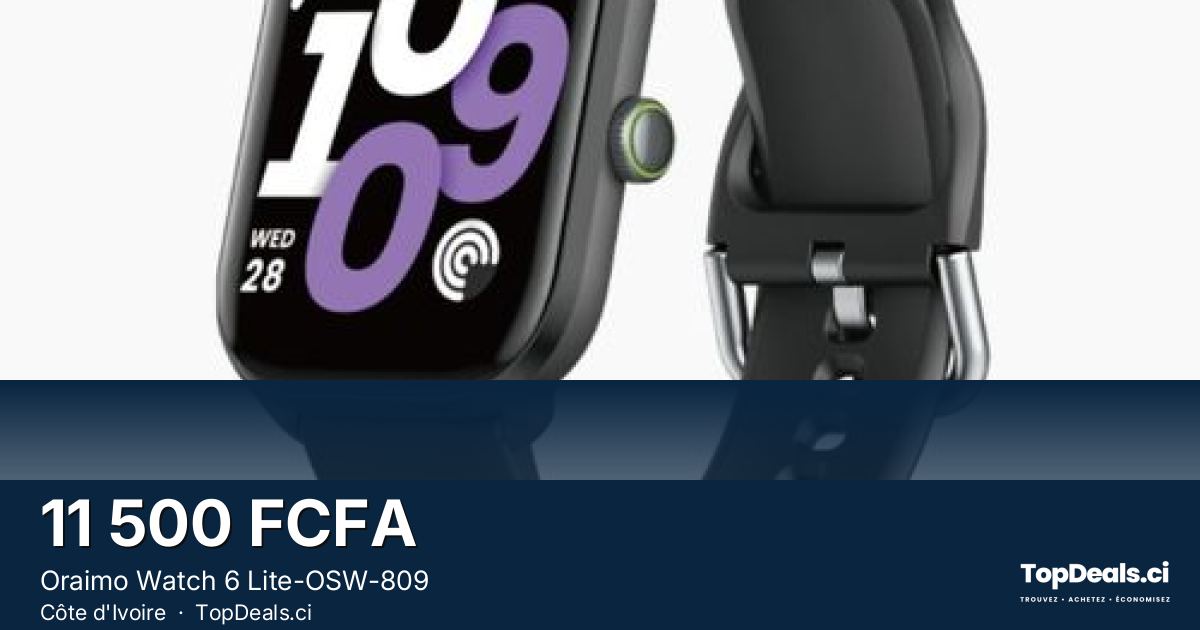 Aperçu du partage – Oraimo Watch 6 Lite-OSW-809