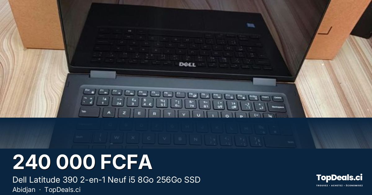 Aperçu du partage – Dell Latitude 390 2-en-1 Neuf i5 8Go 256Go SSD