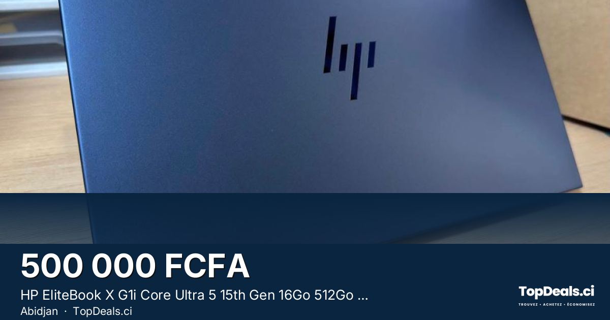 Aperçu du partage – HP EliteBook X G1i Core Ultra 5 15th Gen 16Go 512Go SSD OLED