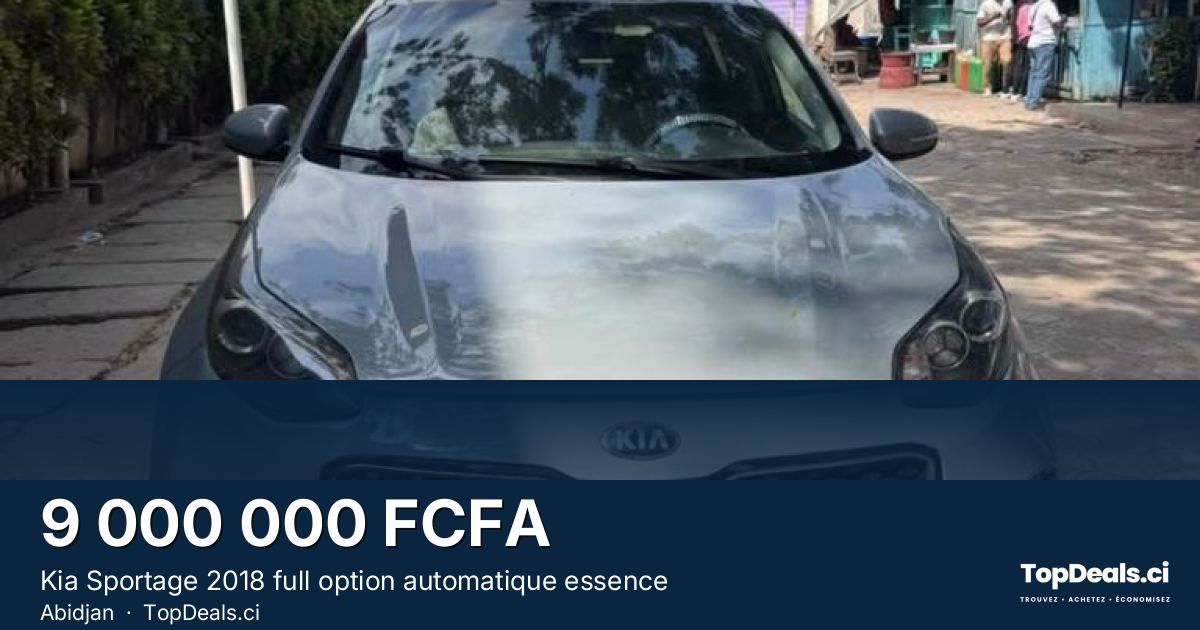 Aperçu du partage – Kia Sportage 2018 full option automatique essence
