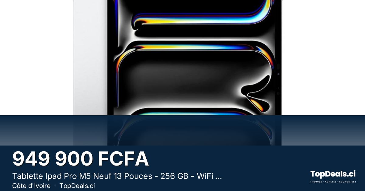 Aperçu du partage – Tablette Ipad Pro M5 Neuf 13 Pouces - 256 GB - WiFi + Cellular - Ipadpro