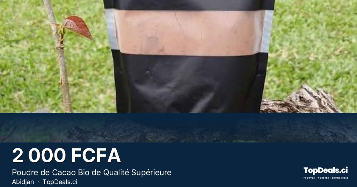 Aperçu du partage – Poudre de Cacao Bio de Qualité Supérieure