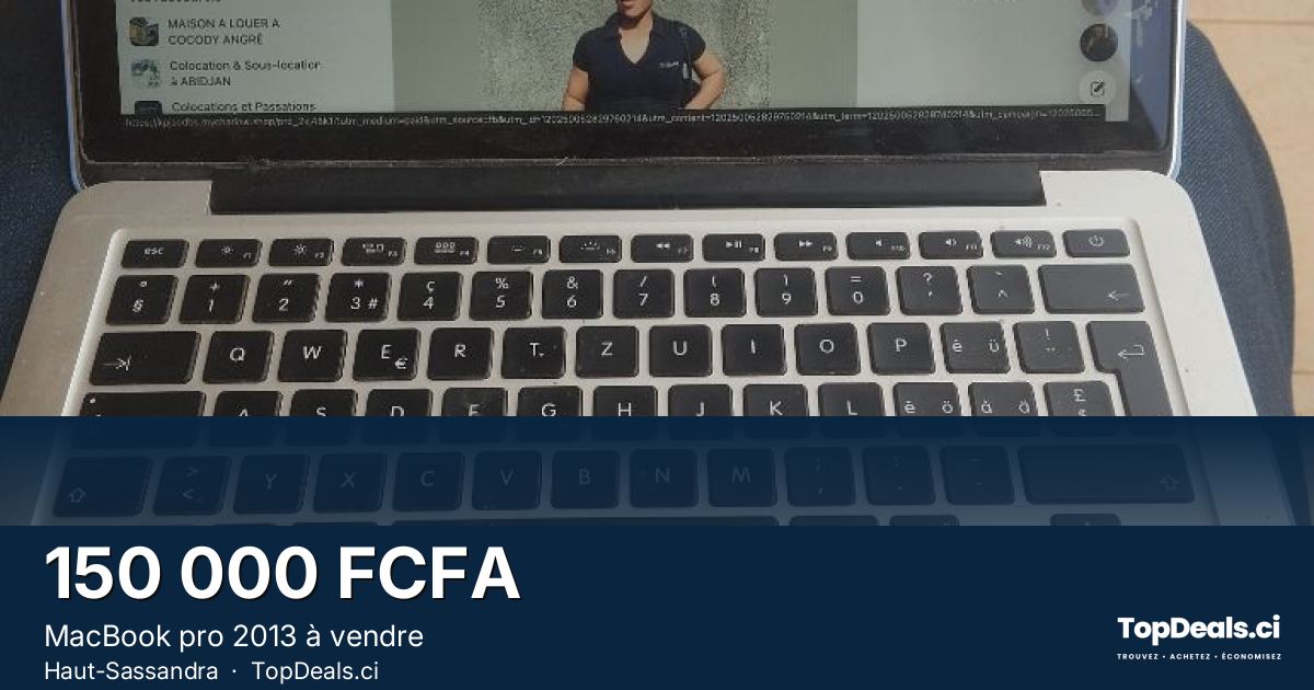 Aperçu du partage – MacBook pro 2013 à vendre 