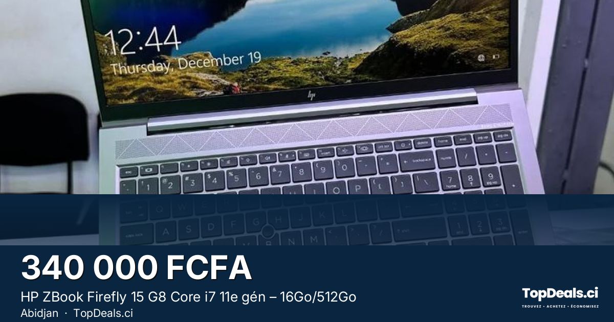 Aperçu du partage – HP ZBook Firefly 15 G8 Core i7 11e gén – 16Go/512Go