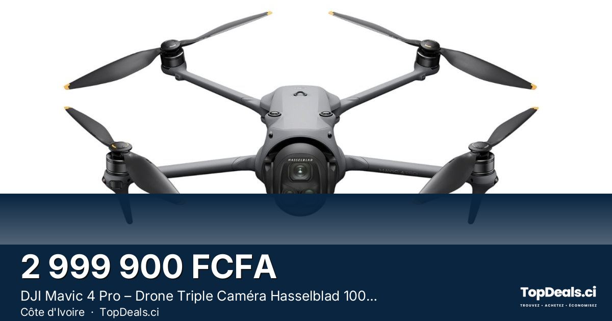 Aperçu du partage – DJI Mavic 4 Pro – Drone Triple Caméra Hasselblad 100 MP, Vidéo 6K HDR - DJI RC Pro 2 / Crea