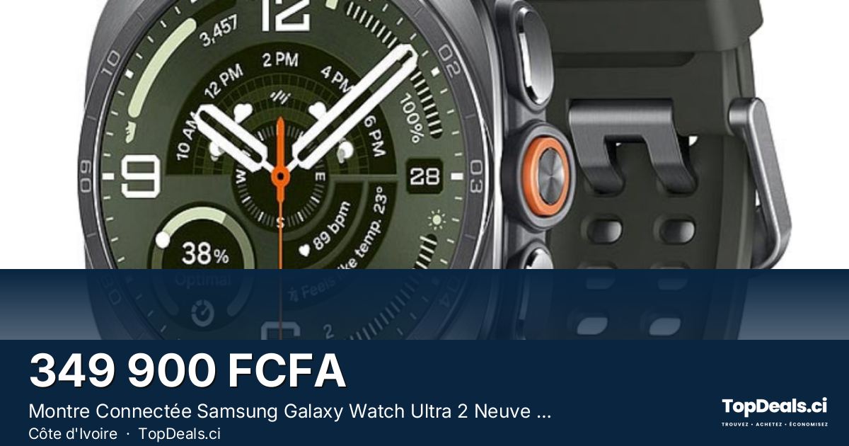 Aperçu du partage – Montre Connectée Samsung Galaxy Watch Ultra 2 Neuve - 47MM ( 2026)