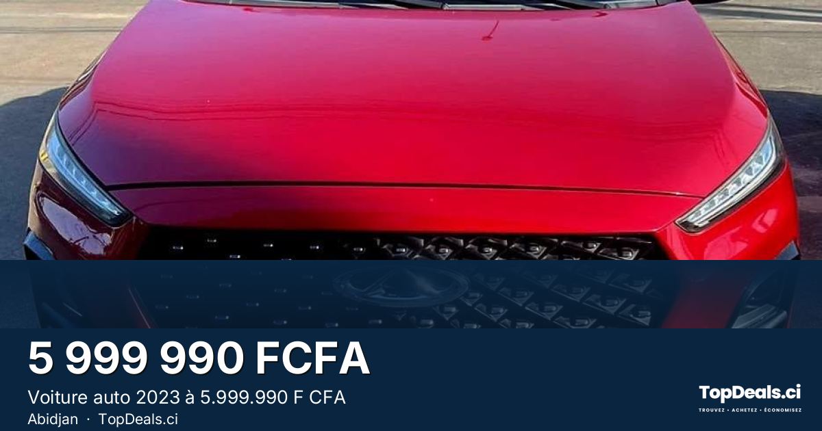Aperçu du partage – Voiture auto 2023 à 5.999.990 F CFA