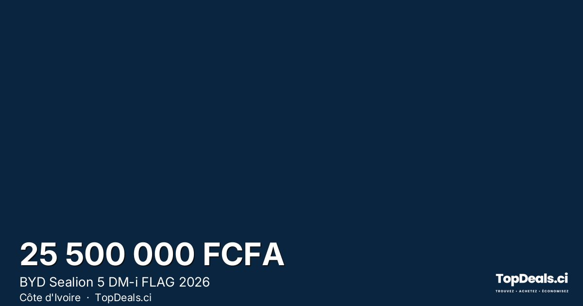 Aperçu du partage – BYD Sealion 5 DM-i FLAG 2026