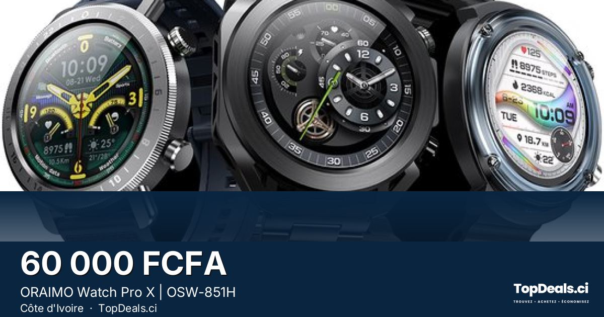 Aperçu du partage – ORAIMO Watch Pro X | OSW-851H