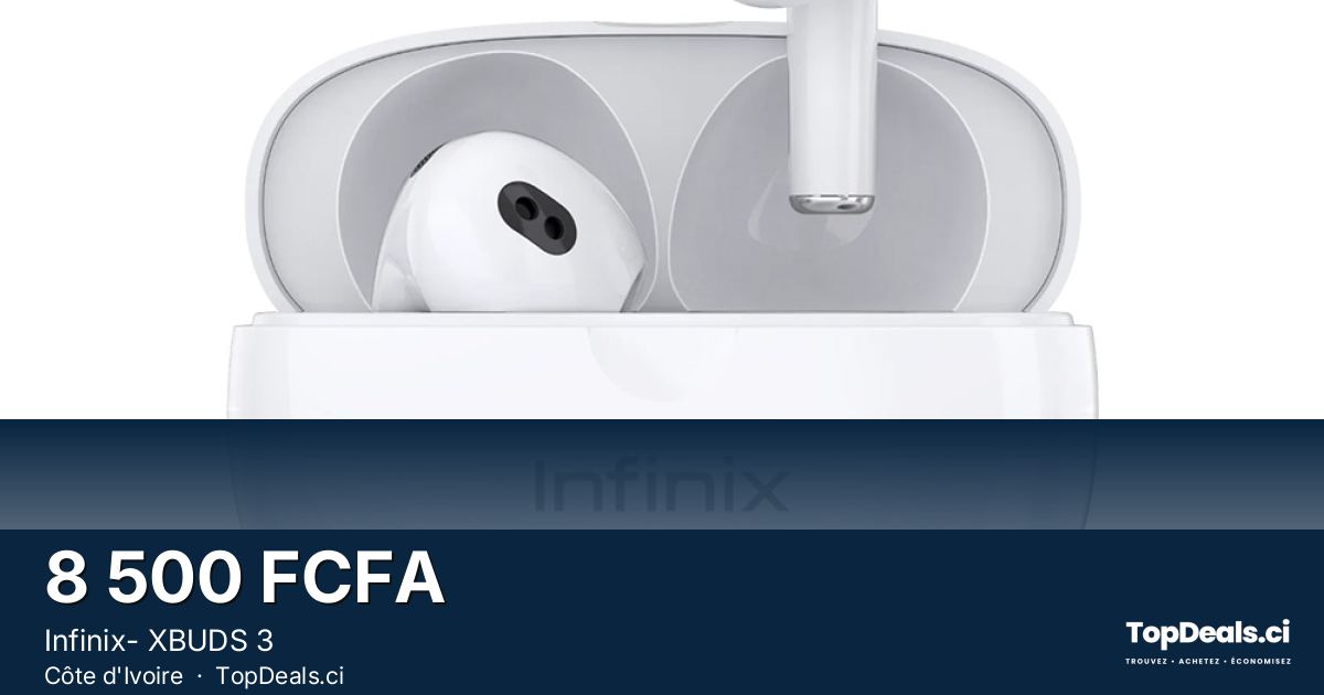 Aperçu du partage – Infinix- XBUDS 3