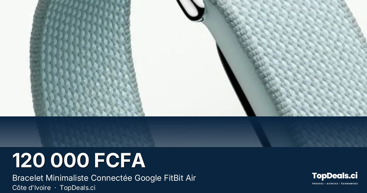 Aperçu du partage – Bracelet Minimaliste Connectée Google FitBit Air