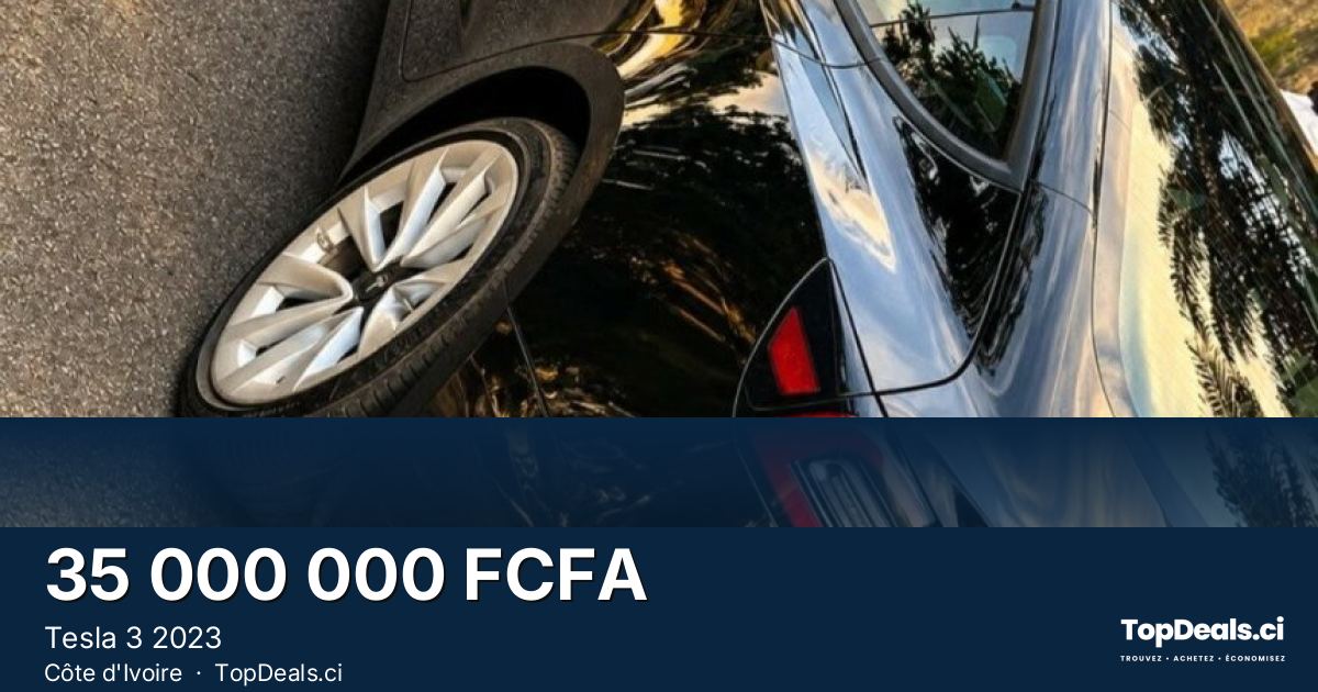Aperçu du partage – Tesla 3 2023