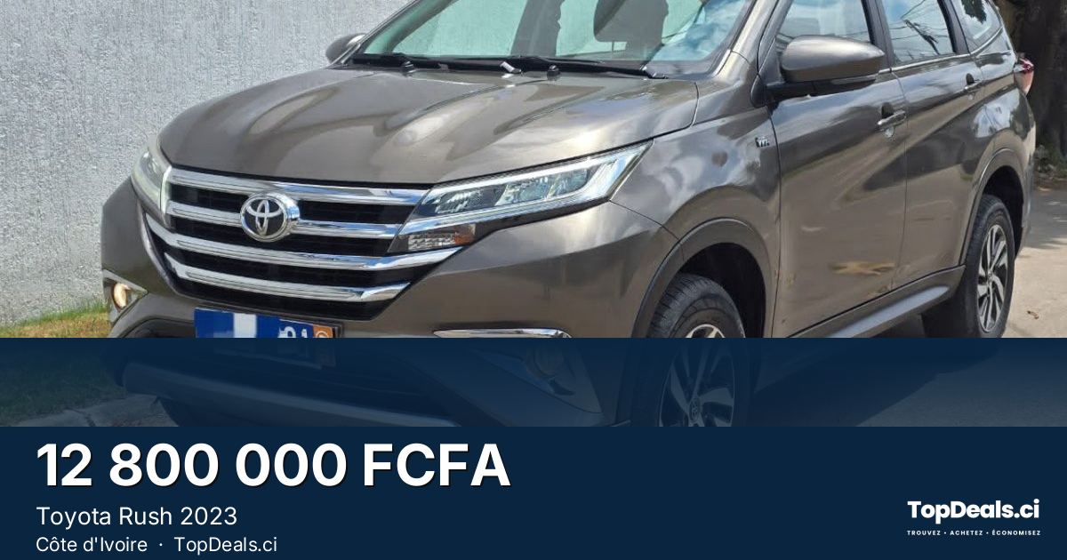 Aperçu du partage – Toyota Rush 2023