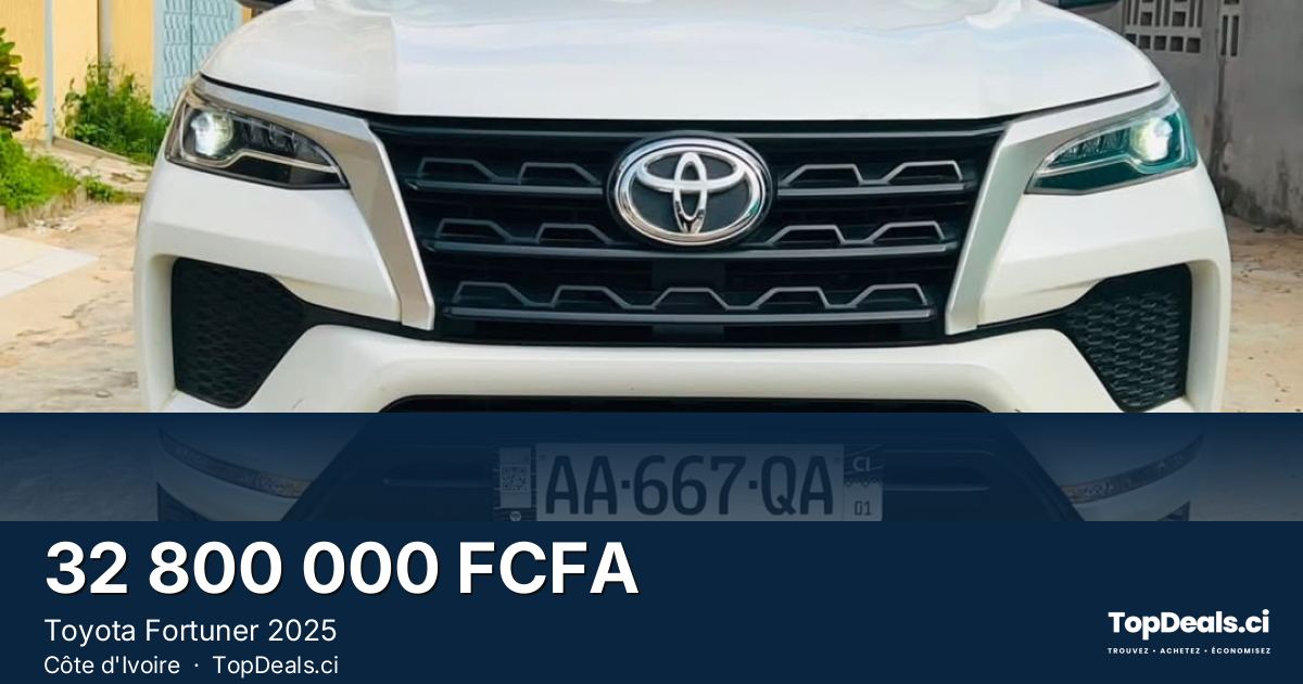 Aperçu du partage – Toyota Fortuner 2025