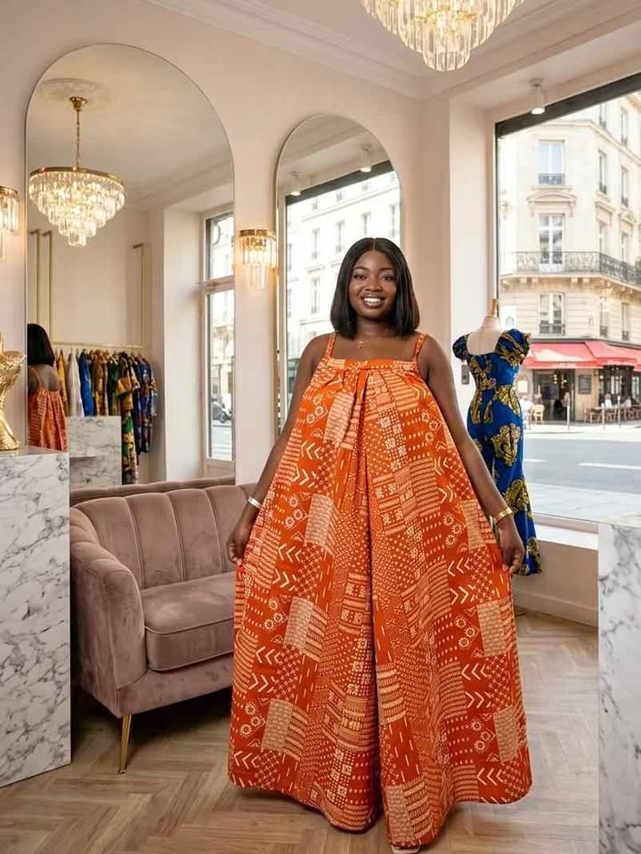 Robe courte et longue en coton