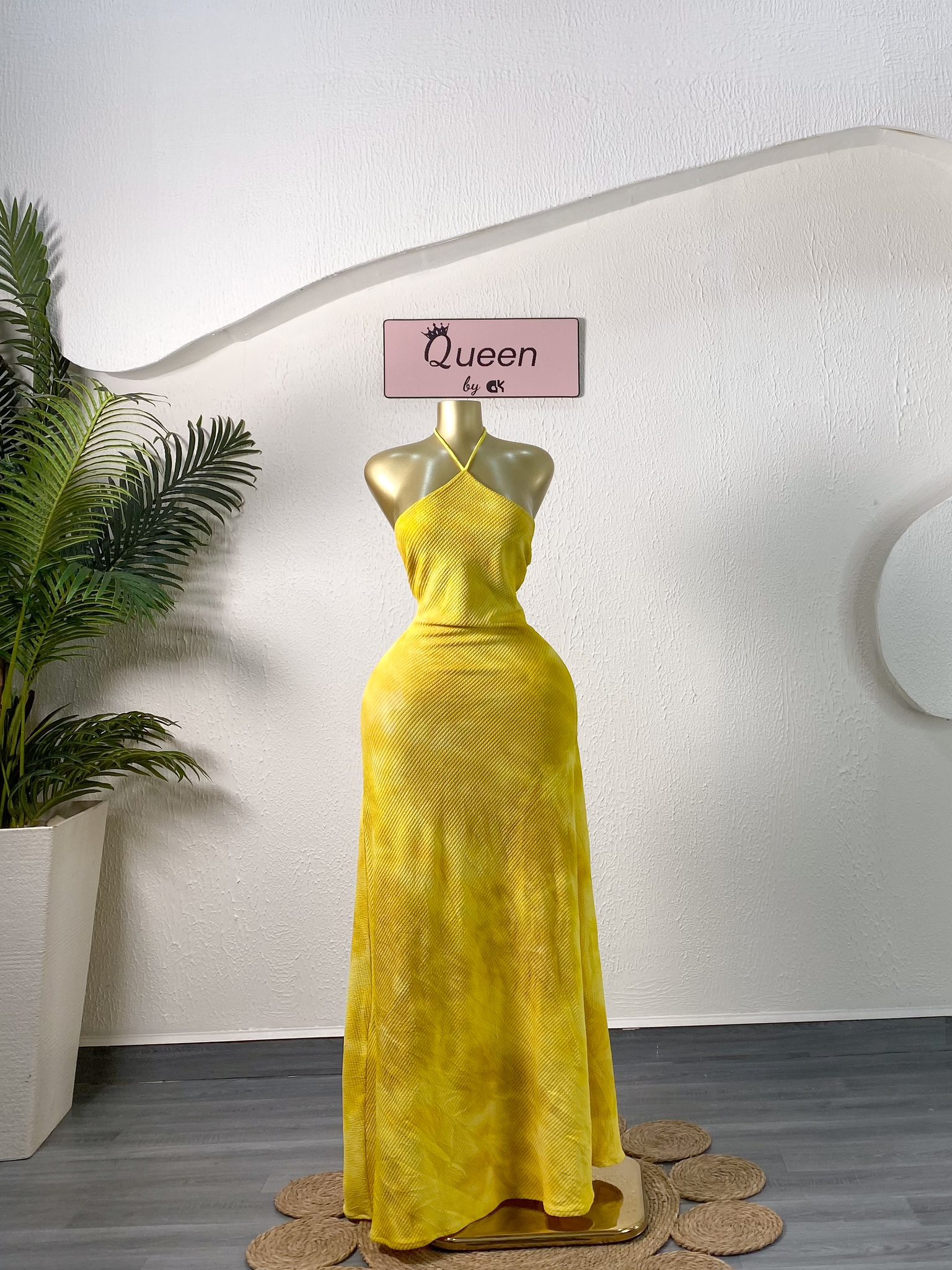 Nouvelle pièce indigo jaune moutarde 