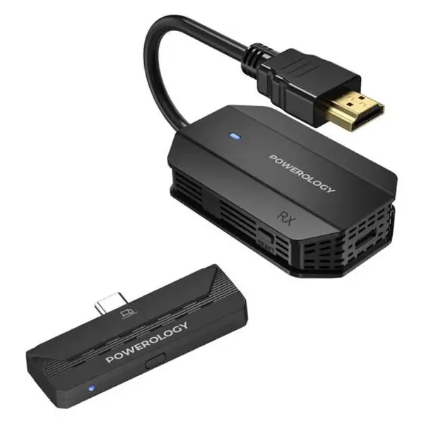 Adaptateur HDMI sans fil avec connectivité Type-C Powerology - Audio et vidéo - Portée de trans