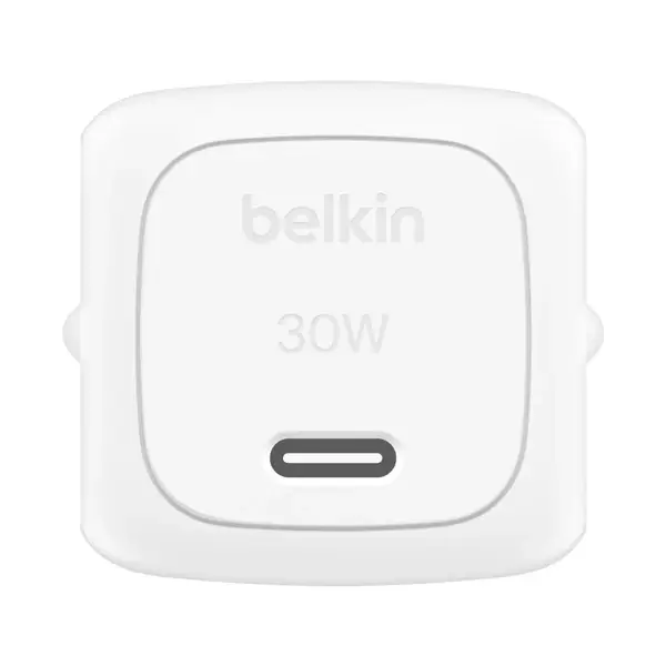 Boitier de charge compact rapide Belkin - 30W - Type-C - WCA008KQWH